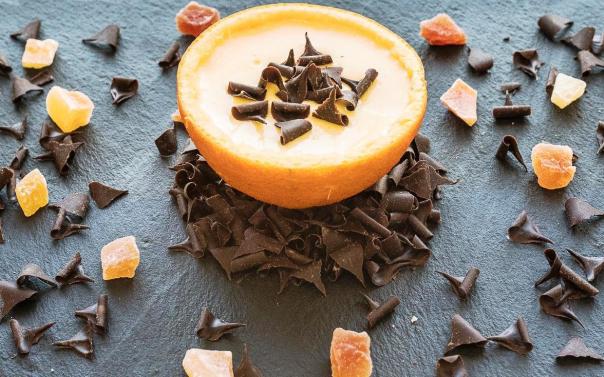 Sorbete de naranja y chocolate (Orange et chocolat Sorbet). Foto: Armando Gallastegui